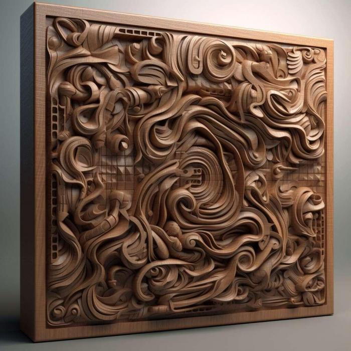 نموذج ثلاثي الأبعاد لآلة CNC 3D Art 